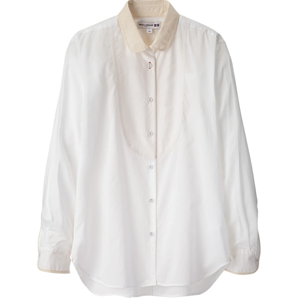 Ines De La Fressange Uniqlo button up shirt - Picture 1 of 10